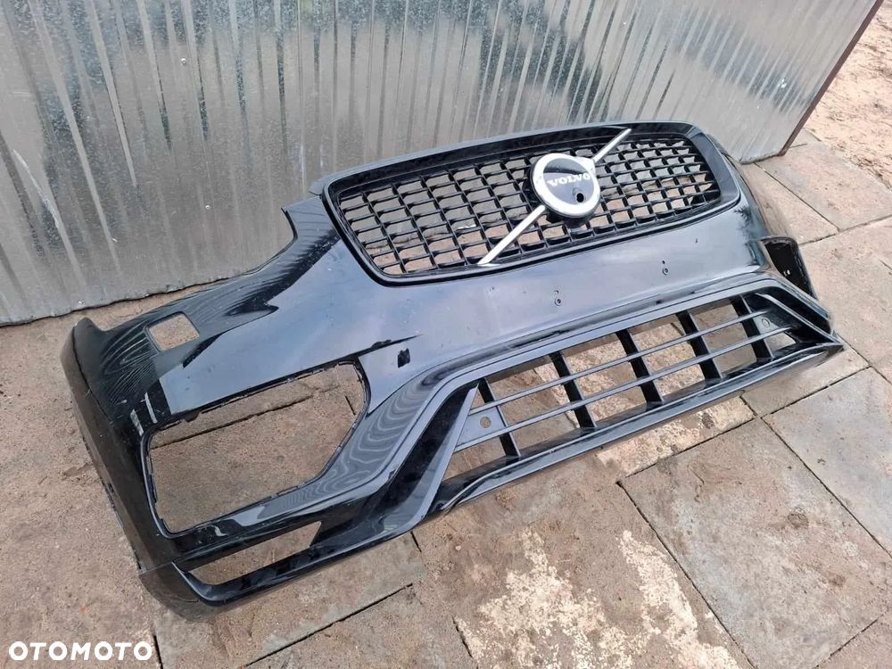 ZDERZAK PRZEDNI PRZÓD VOLVO XC 90 II LIFT R DESIGN GRILL ŁADNY - 4