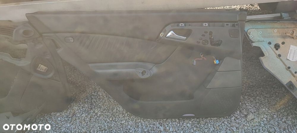 TAPICERKA BOCZKI CZARNA SKÓRA MERCEDES W220 LONG - 7