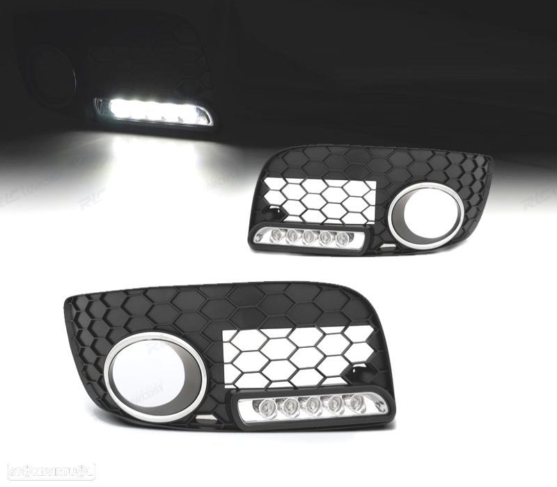 GRELHAS FAROIS NEVOEIRO COM LUZ DIURNAS VOLKSWAGEN VW GOLF MK5 03-08 - 1