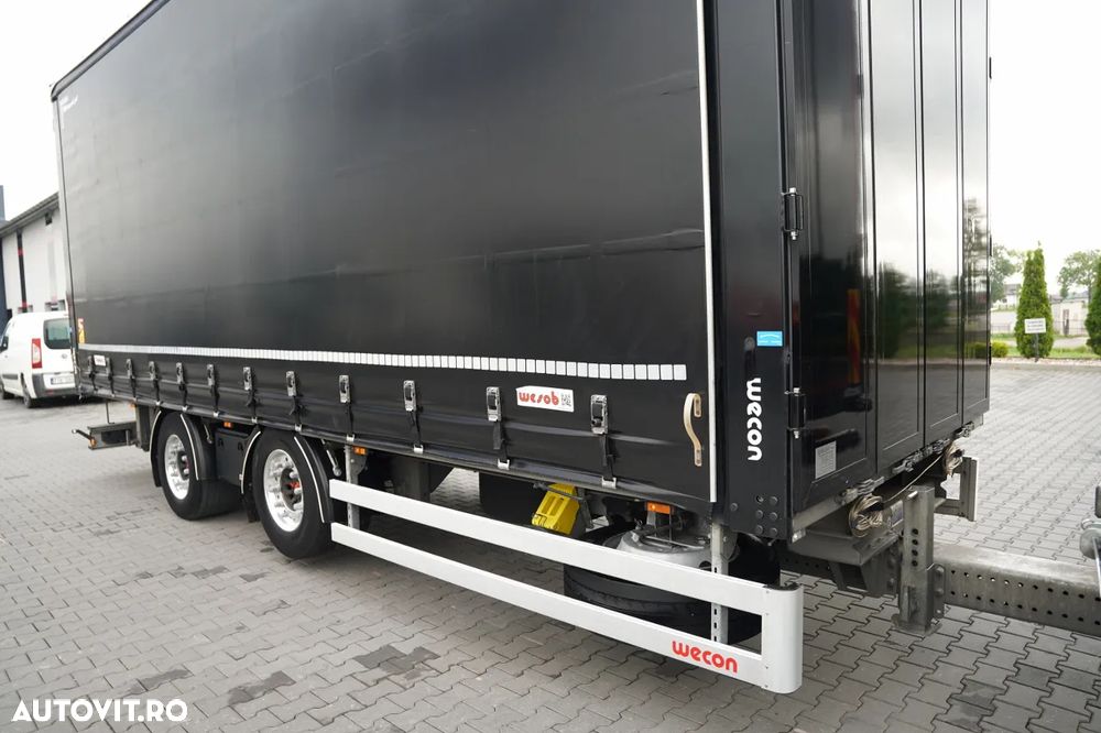 Scania SCANIA S 500 / ANSAMBLU TANDEM 120 M³ / ÎNCĂRCARE PRIN TRAVERSARE (DRIVE-THROUGH) / PRELATĂ CULISANTĂ / 7,7 M + 7,7 M / WECON / AXĂ RIDICABILĂ / - 15