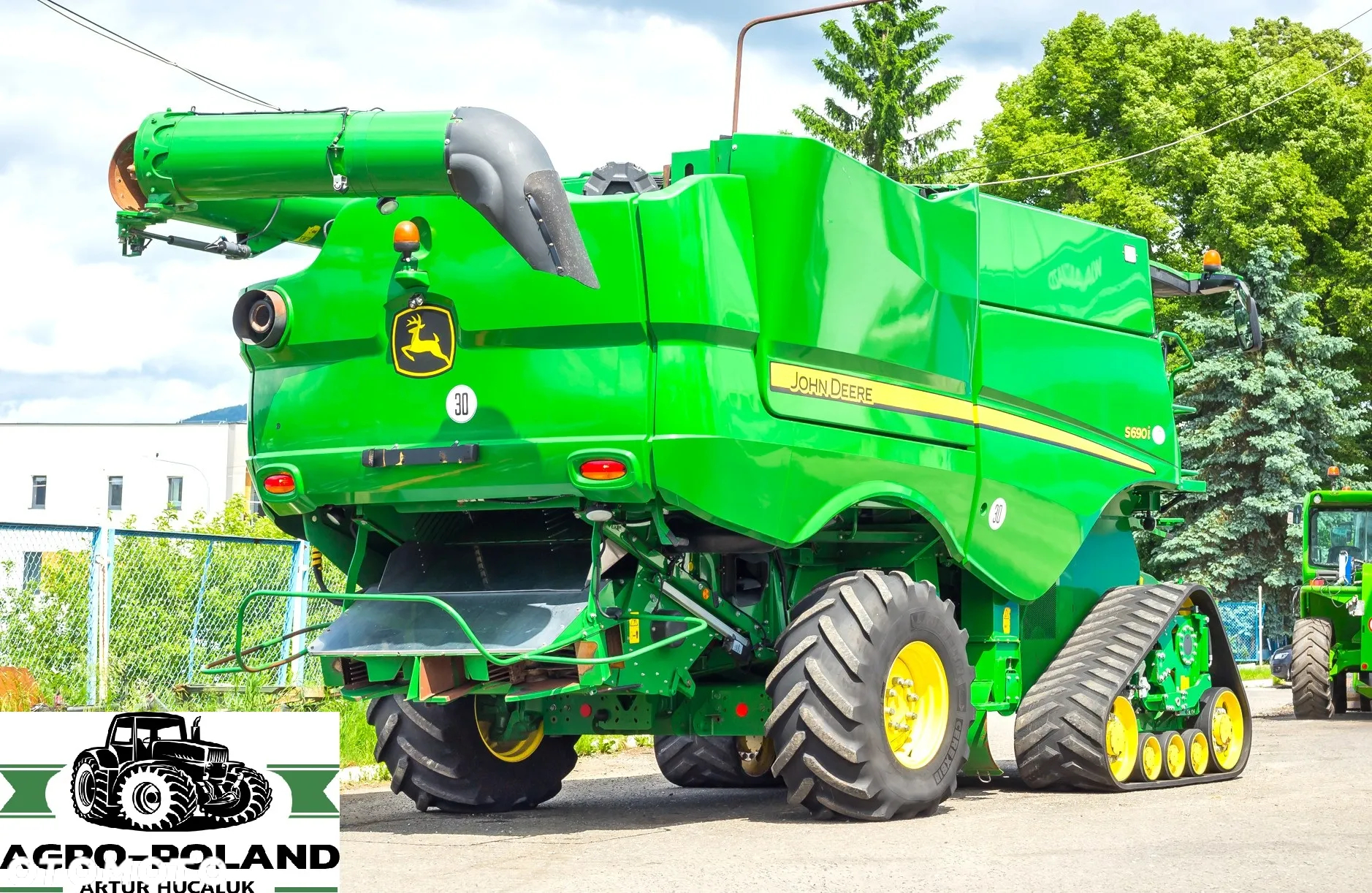 John Deere S 690 i - 2015 ROK - 1823 h + HEDER VARIO JD 640 EX - 12,2 M - 6
