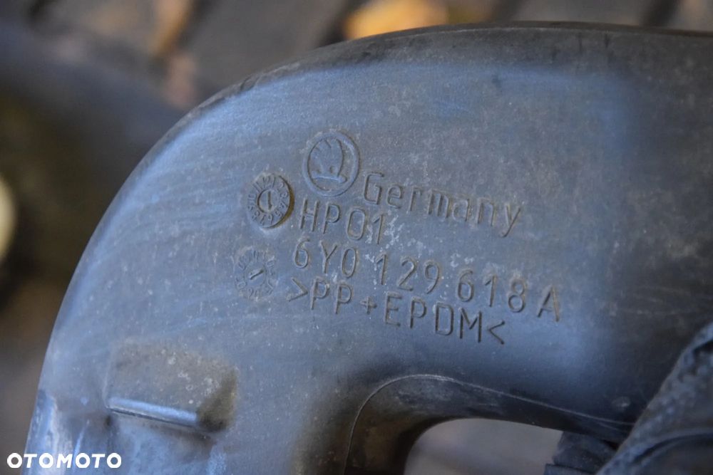 VW Polo IV 9N LIFT 05-09 Rura przewód dolotu powietrza 6Y0129618A Ibiza Fabia Fox - 2