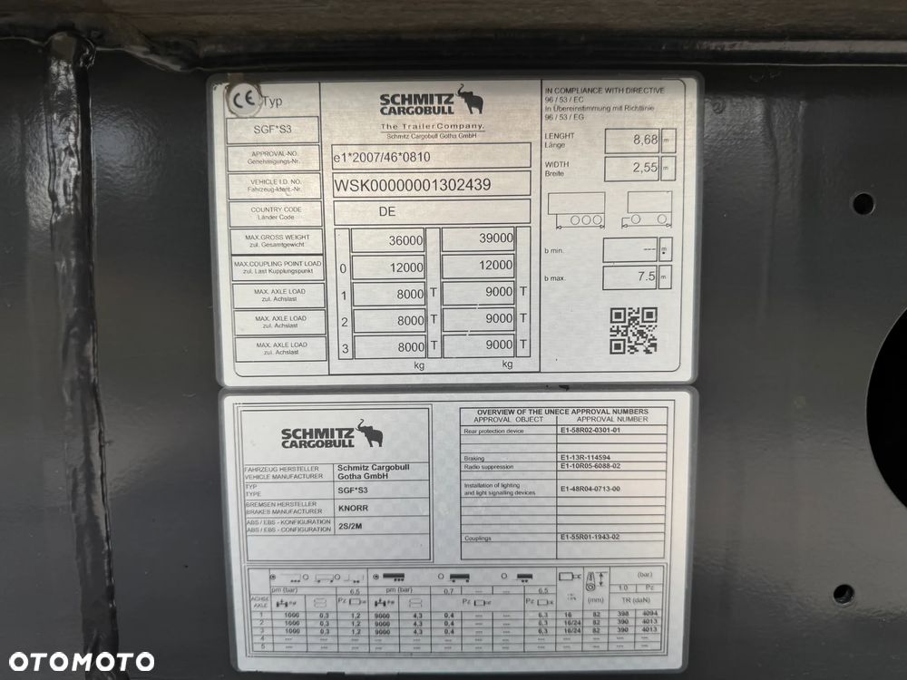 Schmitz Cargobull SKI 24, 27 METRÓW, ELEKTRYCZNA PLANDEKA, - 30