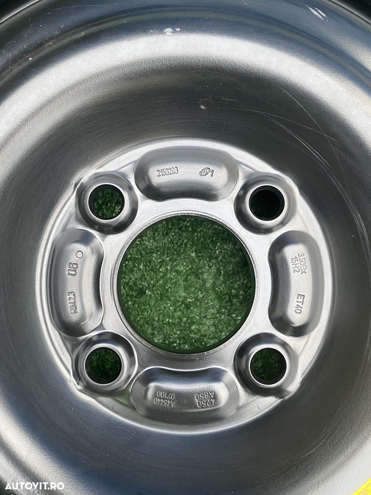 Roata rezerva slim îngustă OEM Mitsubishi Colț 115 70 R15 4X100 - 2