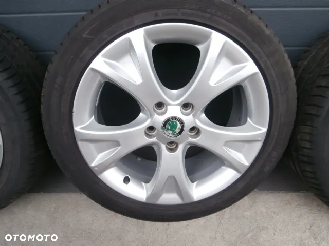 FELGI KOŁA SKODA OCTAVIA II SUPERB 1z0601025Q VW GOLF V VI PASSAT B6 B7 5X112 17 7X17 ET54 225/45R17 - 4