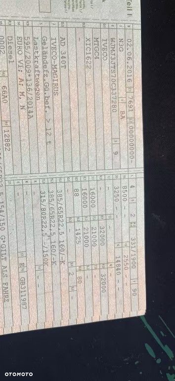 Iveco Magirus AD 340 T • 8x4 • Bordmatik Wywrotka trójstronna • 450 KM • Euro 6 • Przebieg 295 000 km ! - 12