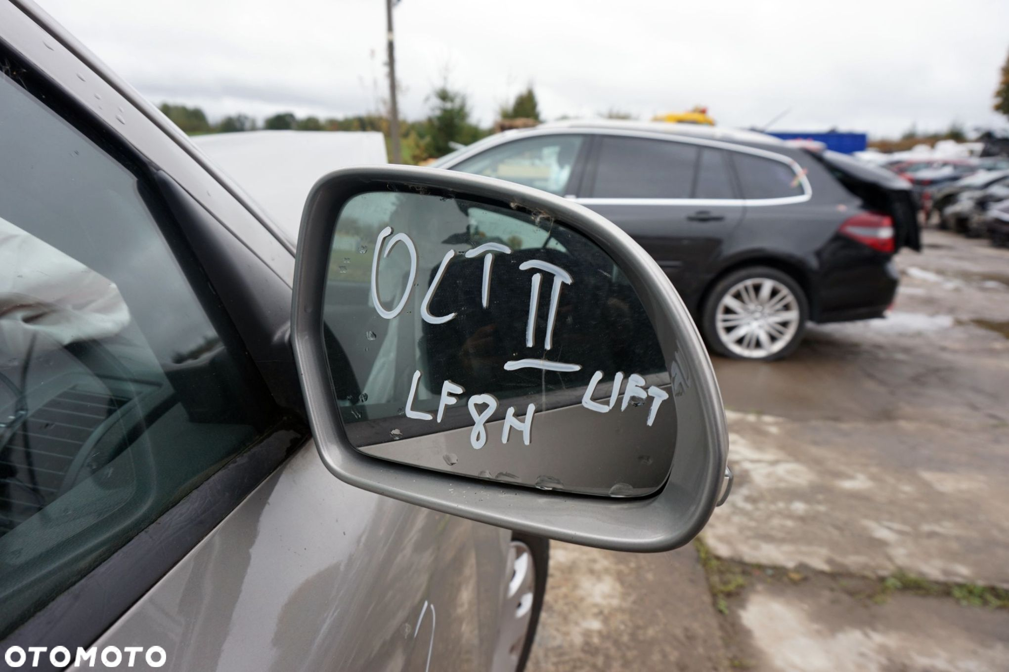 LUSTERKO ELEKTRYCZNE PRAWE OCTAVIA II LIFT LF8H BEŻOWY SKODA 2008-2013 - 4