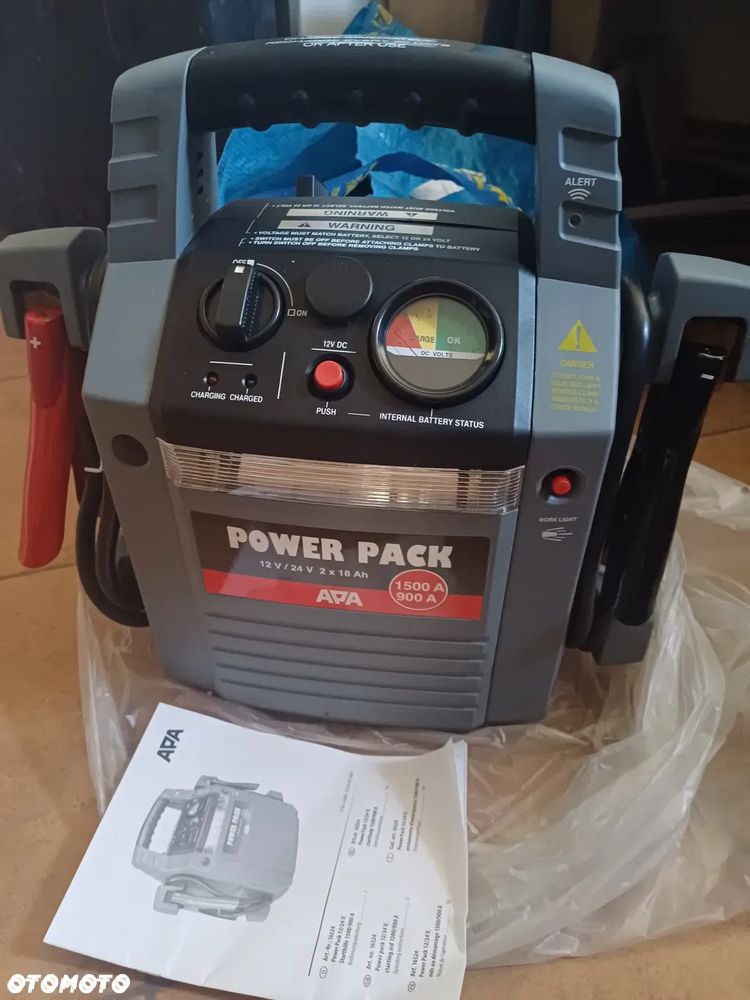 Apa 16524 Power Pack 12/24V, rozruch skokowy 900A [Motoryzacja] - 1