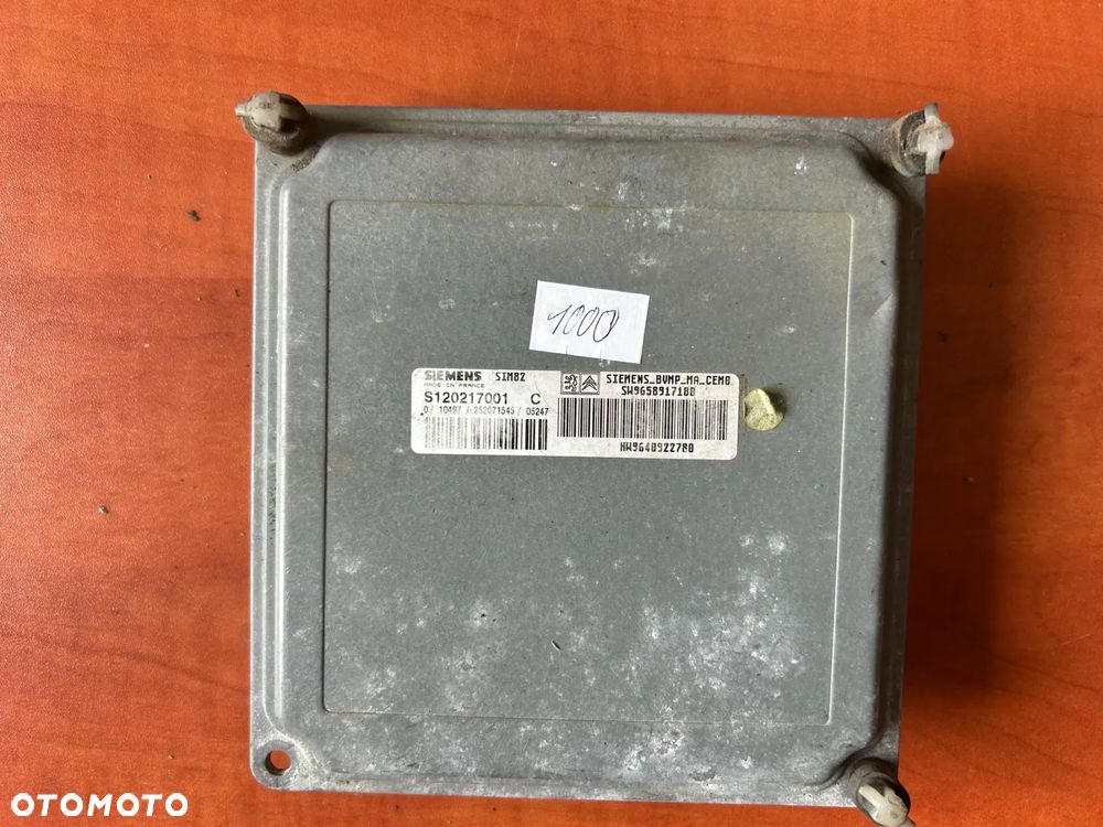 STEROWNIK SILNIKA CITROEN C2 1.6 S120217001C 9658917180 - 1