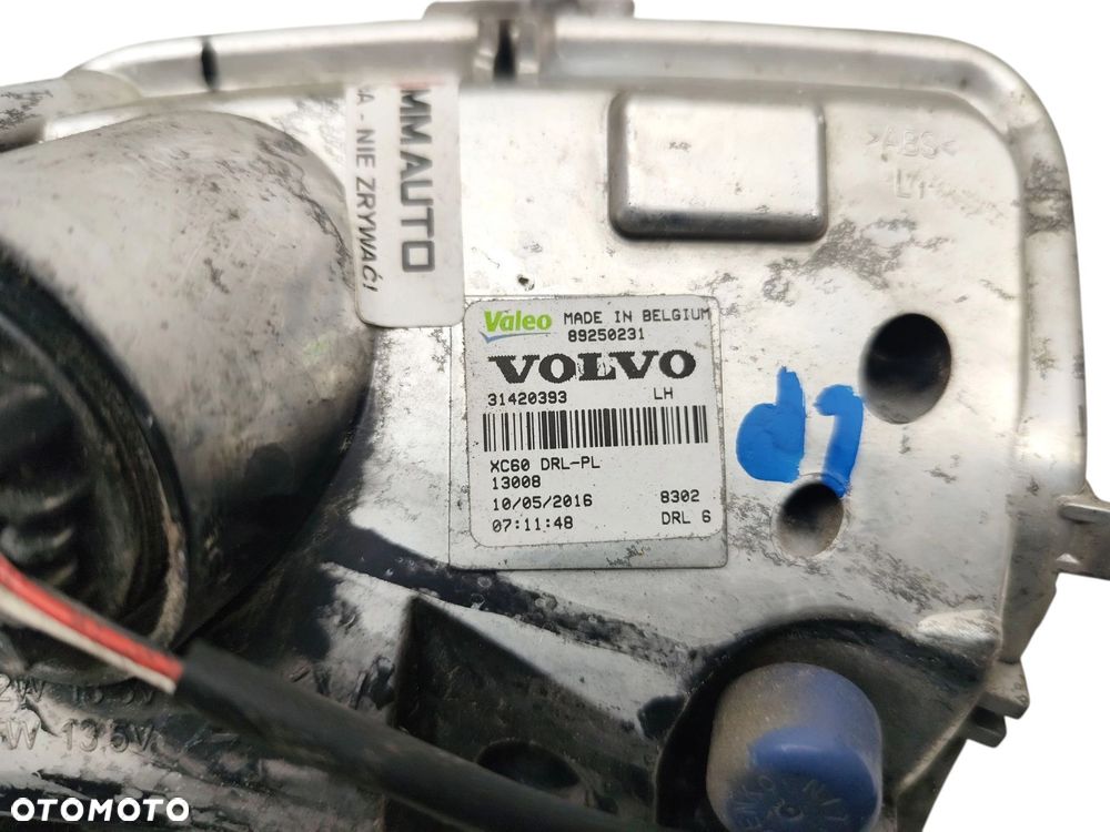 HALOGEN LEWY VOLVO XC60 I LIFT (2013-2017) 2.4 D4 190KM 31420393 - 2