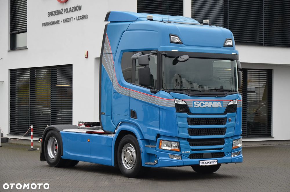 Scania R 450 / 2019 / KLIMA P. / ACC / AIRBAG / NAVI / SKÓRY / KAMERA / LED / HYDRAULIKA / DE 1600 - 3