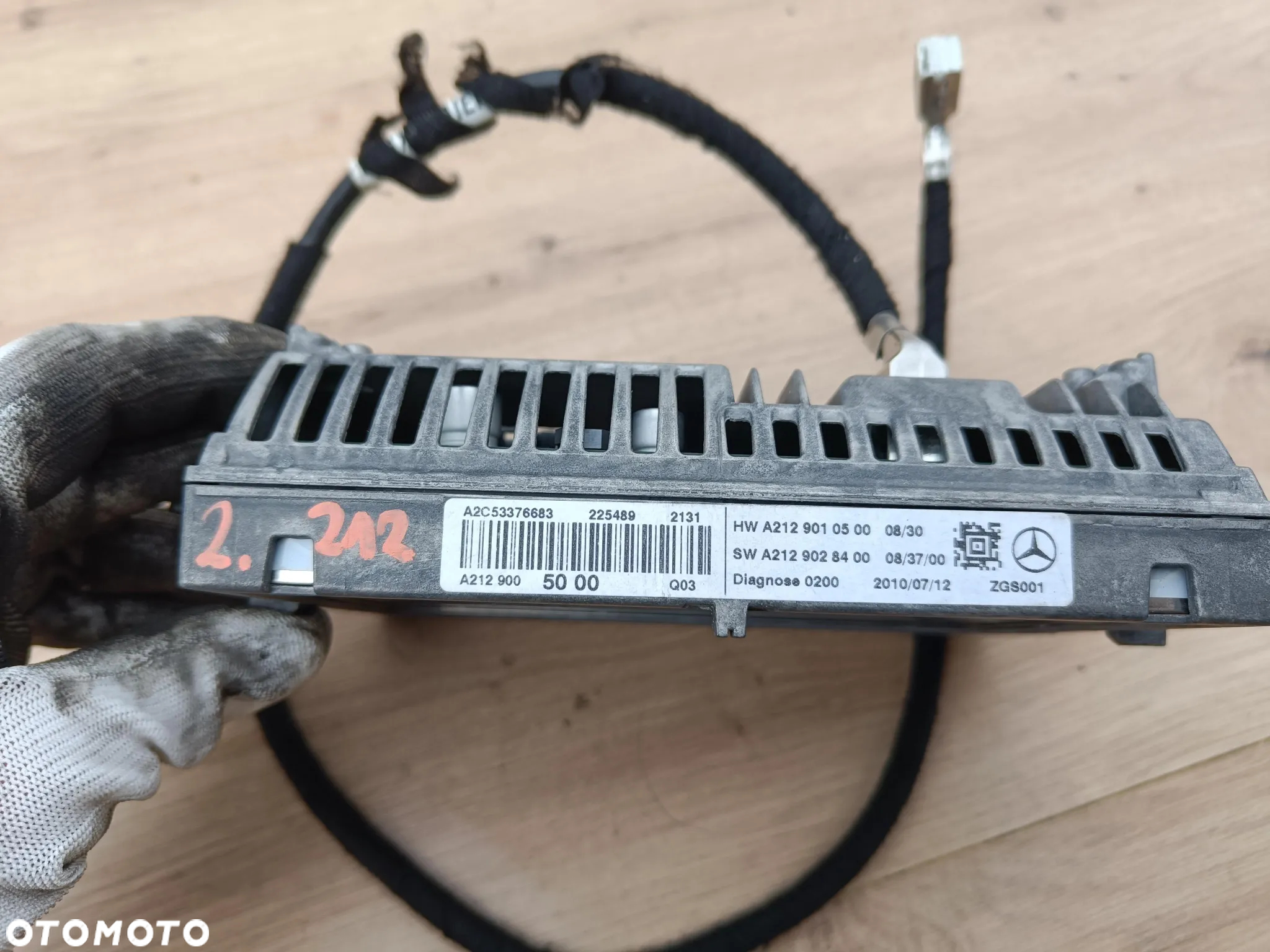 MERCEDES W207 W212 RADIO COMAND ZMIENIARKA DVD APS NAVI EKRAN KOMPLET A2129004208 - 13