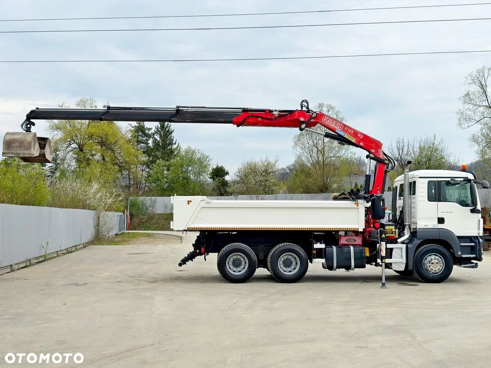 MAN TGS 26.360 * WYWROTKA 5,00 m * FASSI F135A.23 + PILOT * 6x4 * STAN BDB - 6