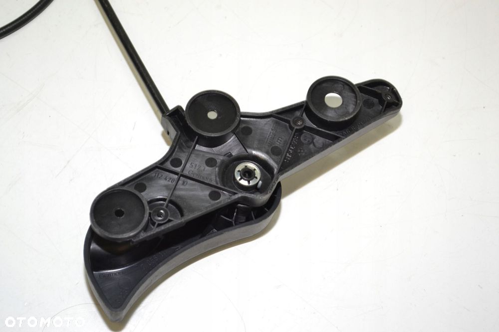 BMW E90 E91 RĄCZKA MECHANIZM OTWIERANIA MASKI LINKA 9150273 7058117 - 5