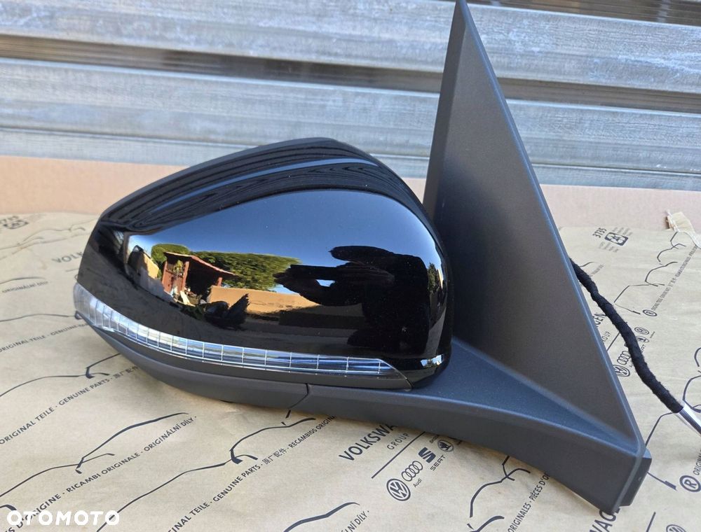 volkswagen multivan t7 elektryczne lusterko prawe drzwi przednich 9+2 pin - 2