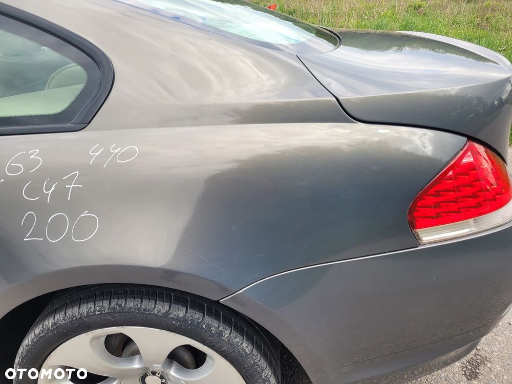 ĆWIARTKA BŁOTNIK LEWY TYŁ TYLNA BMW E63 440 STRATUS METALIC ORG LAKIER - 4
