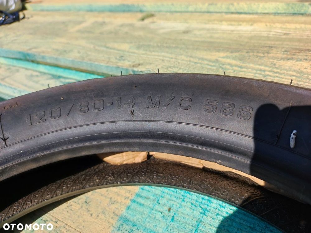 Metzeler FeelFree 120/80-14 58S przód – mało używana / leżak Nr. 171 - 6