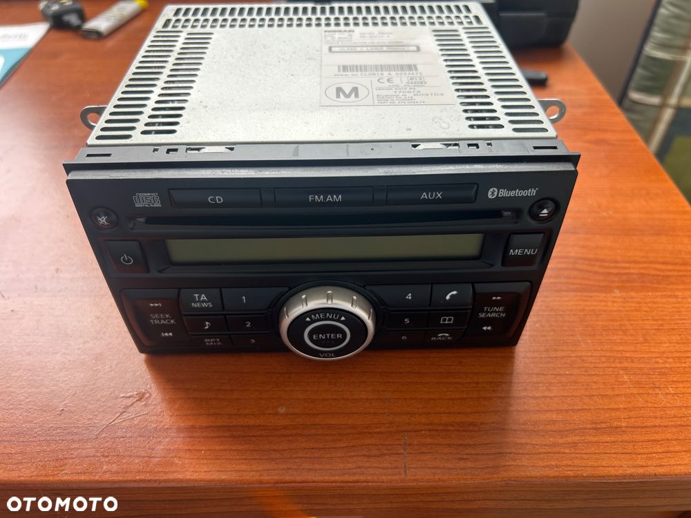 NISSAN QASHQAI J10 RADIO CD BLUETOOTH FABRYCZNE 28185JD05A - 2