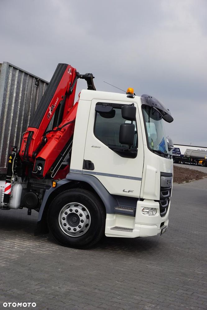 DAF LF / 260 / ACC / SKRZYNIOWY + HDS / HYVA HC-183 / PILOT / ROTATOR / WIDŁY - 37