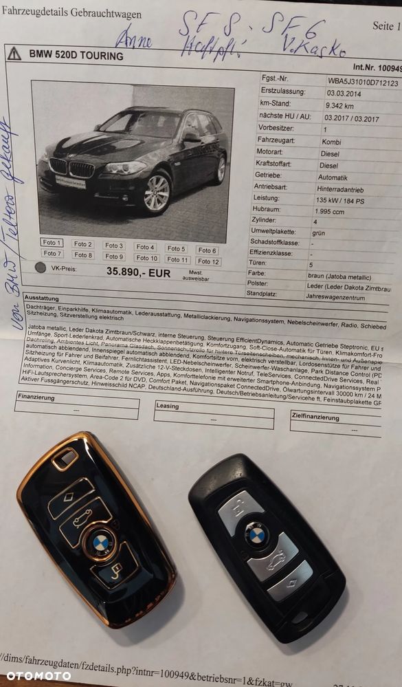 BMW Seria 5 520d Touring Luxury Line - 36