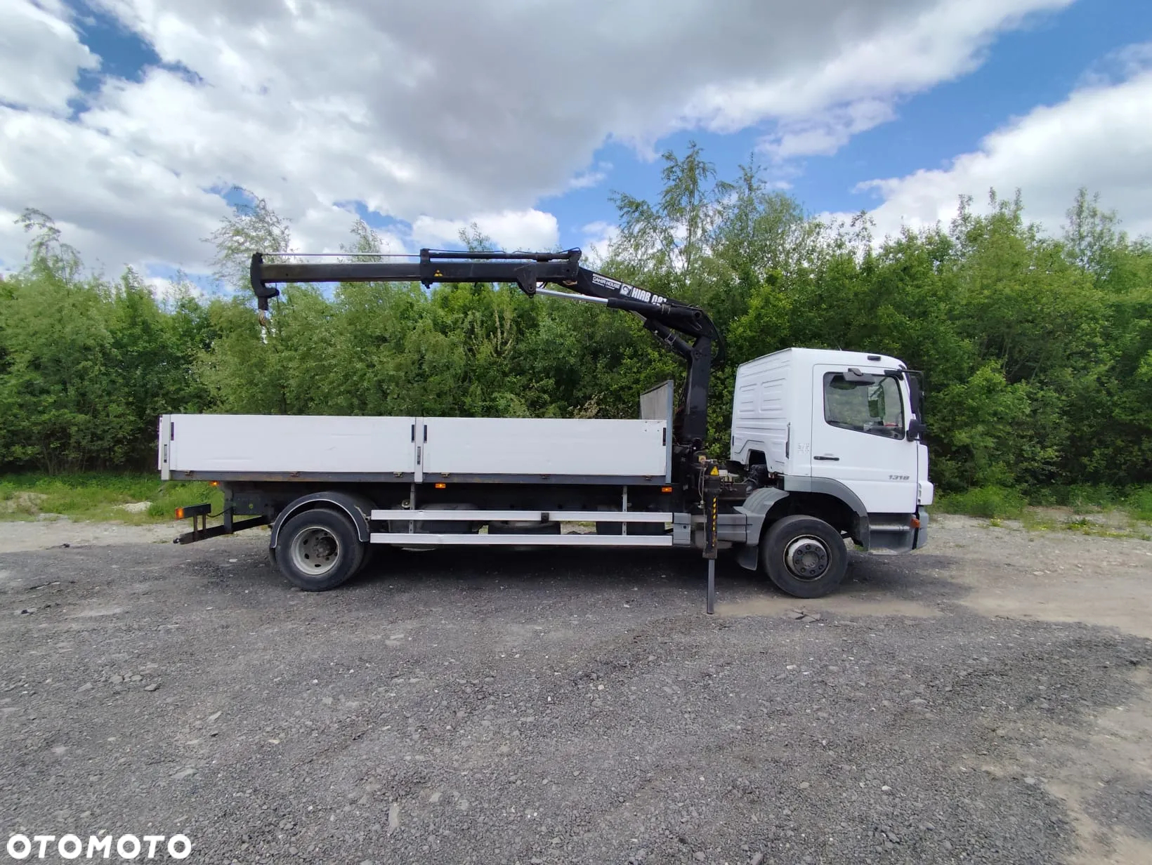 Mercedes-Benz ATEGO 1318 Skrzynia + HDS HIAB 081 A - 3
