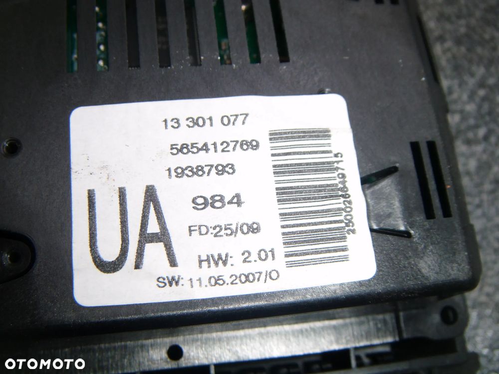 opel  astra h radio cd z wyświetlaczem 13289932 13301077 - 3