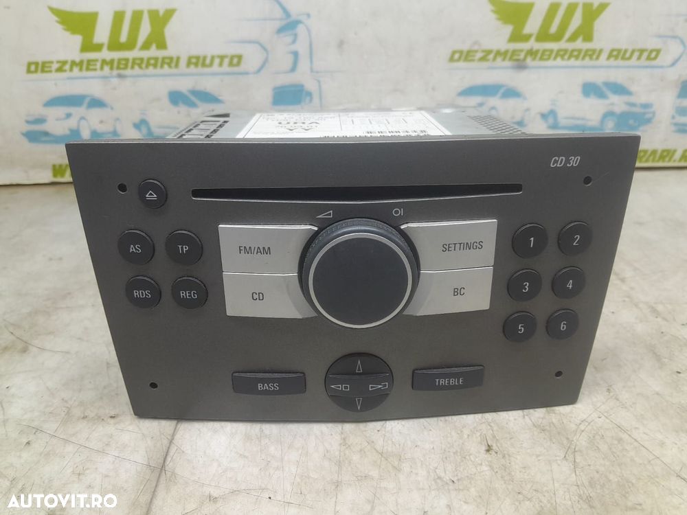 Radio cd player 7647221310 Opel Astra H [2004 - 2007] 1.7 cdti Z17DTH - 1
