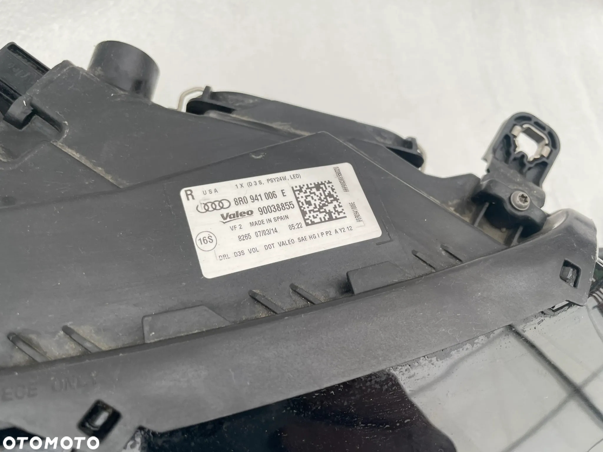 Audi Q5 8R Lift reflektor xenon prawy nieskrętny USA 8R0941006E - 3