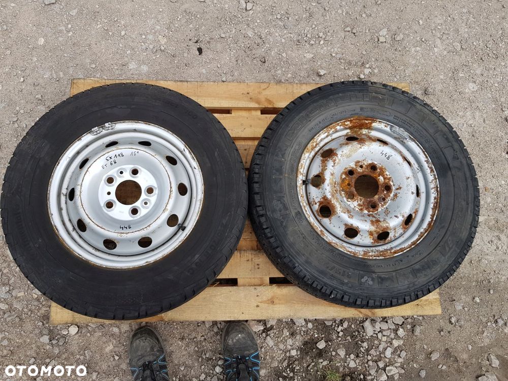 koło zapasowe felga fiat ducato peugeot boxer 6.0j x 15' 5x118 et 68 - 1