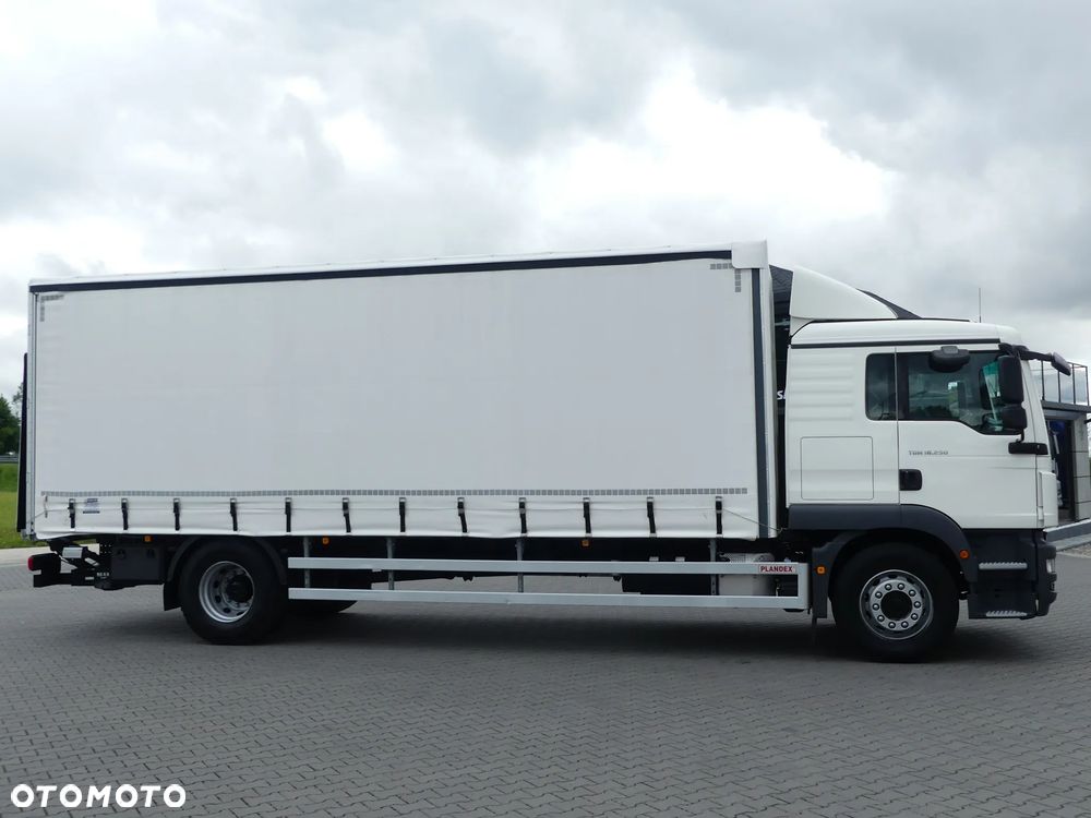 MAN TGM 18.250  / FIRANKA 7.30m + WINDA / PRZEBIEG 170 TYS KM ! / - 8