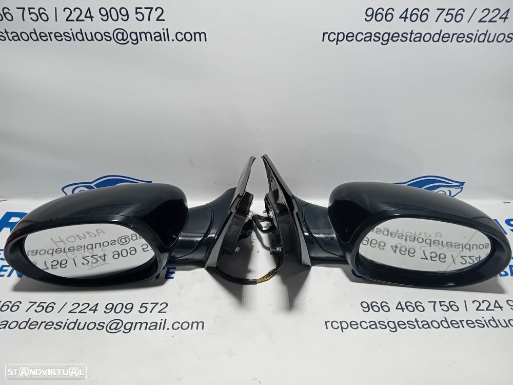 .Conjunto Espelho Retrovisor Direito Esquerdo Honda Civic 8 VIII Original - 2