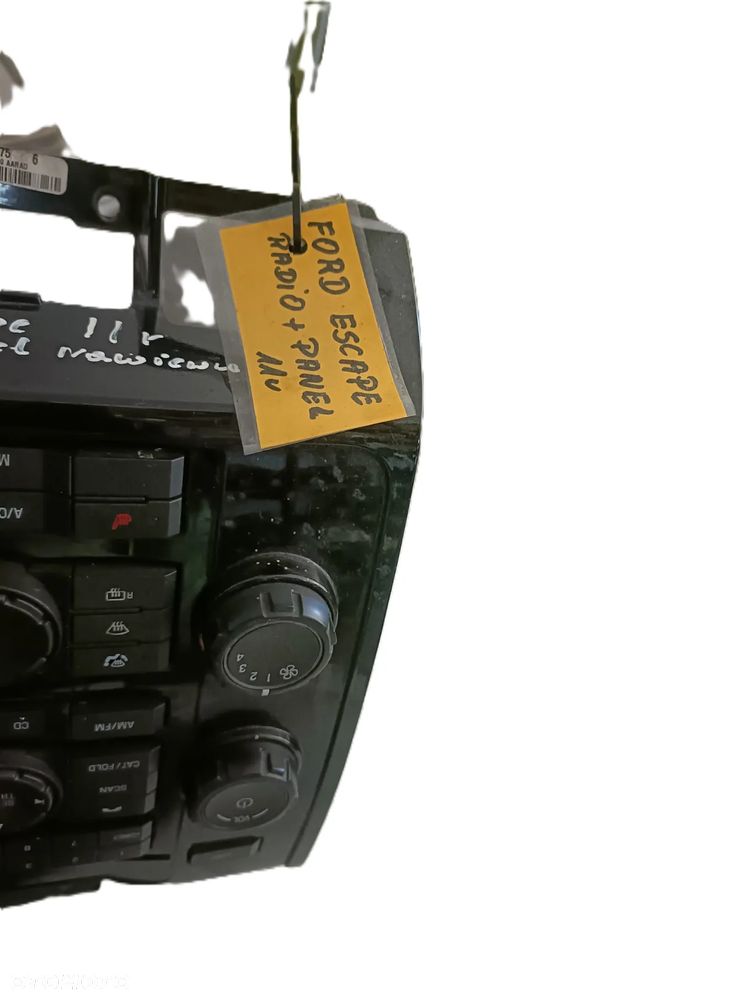 FORD ESCAPE MK2 II 07-12 USA 3,0 B radio radioodtwarzacz radioodbiornik BL8T-19C157-BA + panel nawiewu * - 3