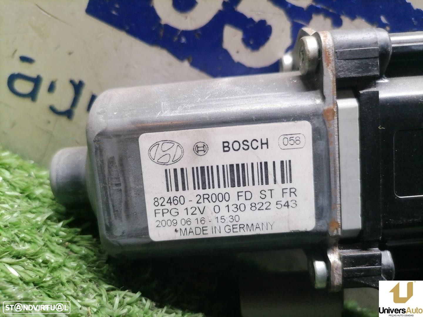 MOTOR ELEVADOR DE VIDRO FRONTAL DIREITO HYUNDAI I30 2009 -824602R0000 - 3