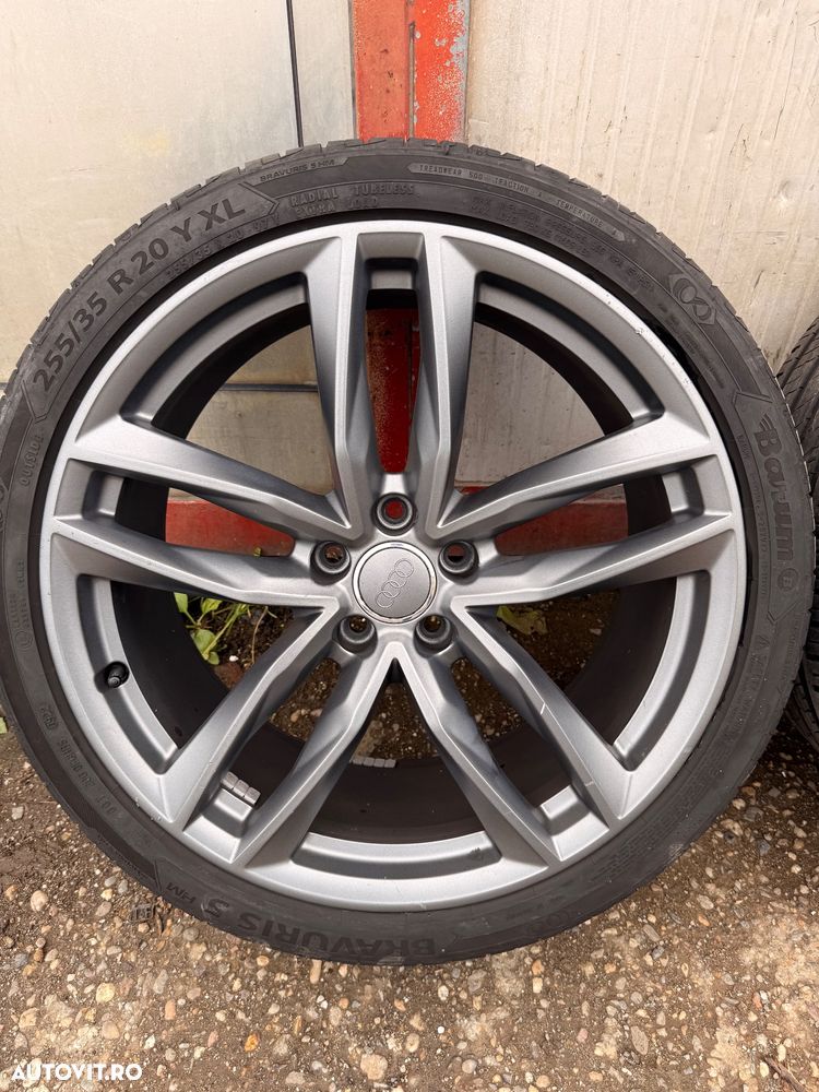 Jante aliaj AUDI A6 C7 cu cauciucuri vara 255/35R20 cod 4G9601025M - 3
