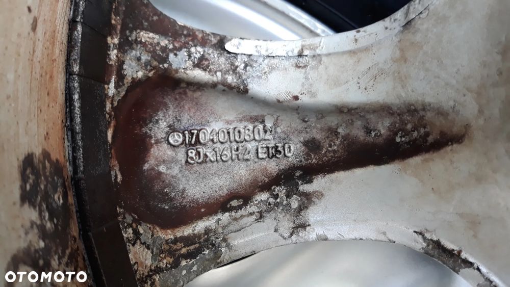 Felgi Alufelgi 16 cali Mercedes 1704010802 8jx16h2 et30 - 7