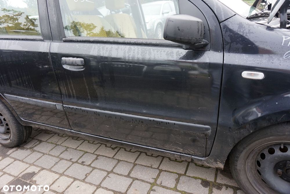 DRZWI PRZEDNIE PRAWE PANDA II 632  CZARNY FIAT 2003-2012 - 4