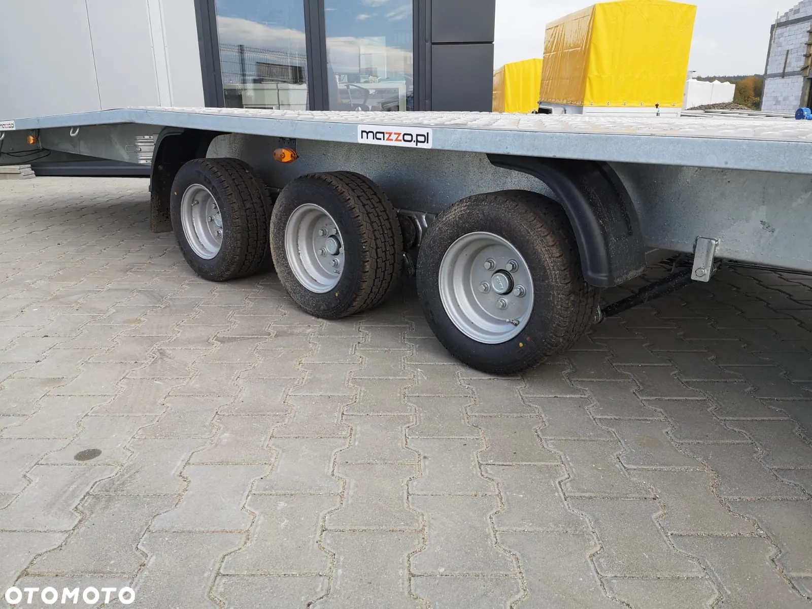Boro Laweta 600x210cm DMC 3500 kg IDEALNA POD BUSY koło zapasowe, wciągarka i AMORTYZATORY - 7