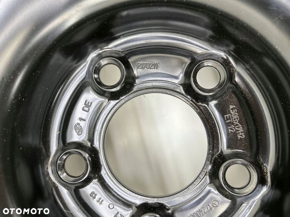 MERCEDES R172 SLK KOŁO DOJAZDOWE ZESTAW ET12 A1724000002 - 5