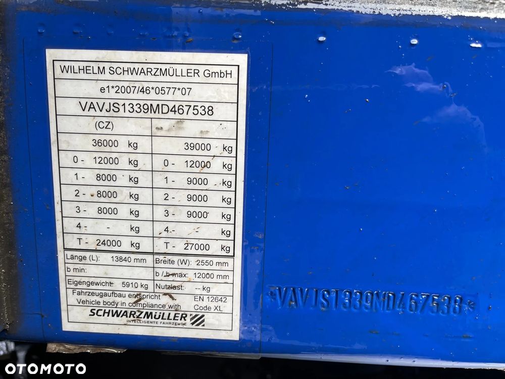 Schwarzmuller Standard SAF 300 000 km  5910 kg - 13