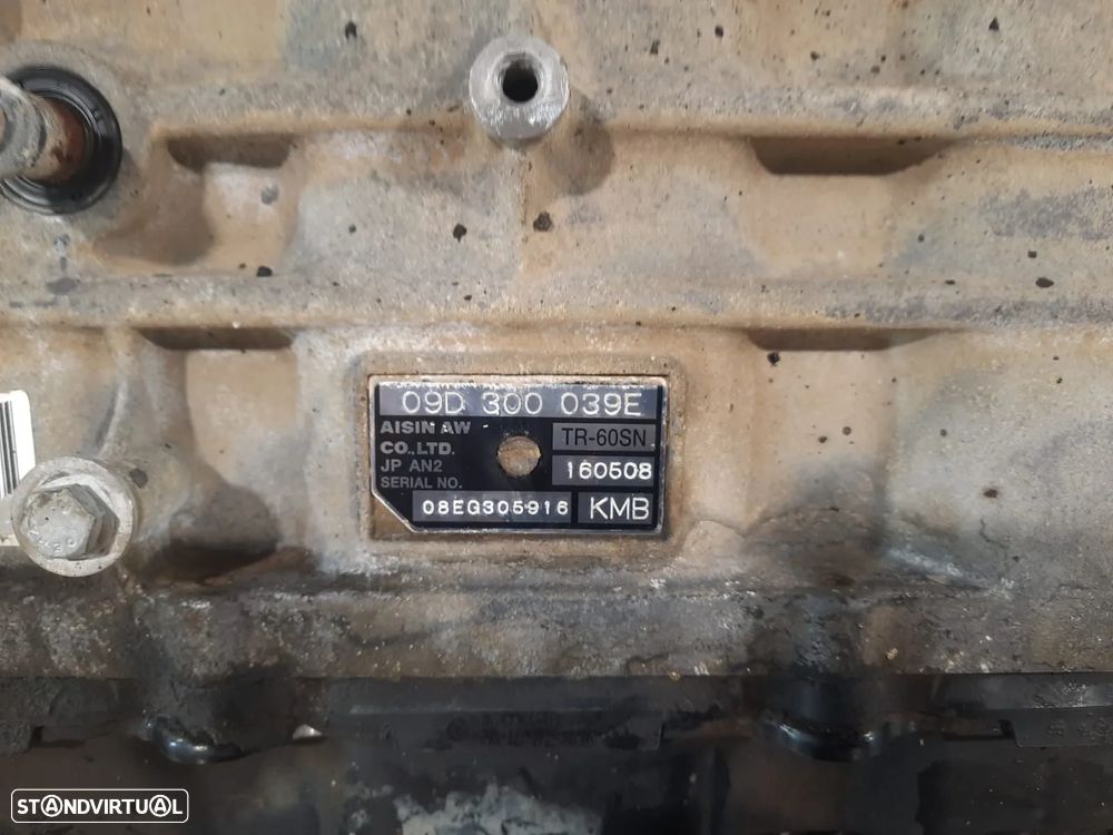 CAIXA VELOCIDADES AUTOMATICA PORSCHE CAYENNE 9PA Q7 3.0 TDI QUATTRO 09D300039E 09D300039 KMB - 7