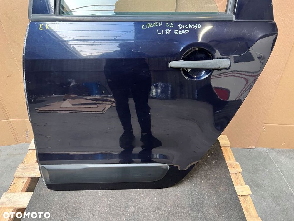 Drzwi TYLNE LEWE lewy tył CITROEN C3 PICASSO LIFT kod lakieru: EKUD - 3