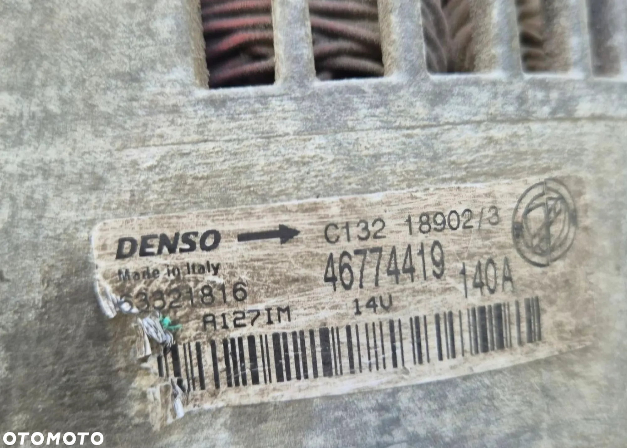 ALTERNATOR FIAT STILO ABARTH 2.4 20 V 46774419 / 63321816 - 11