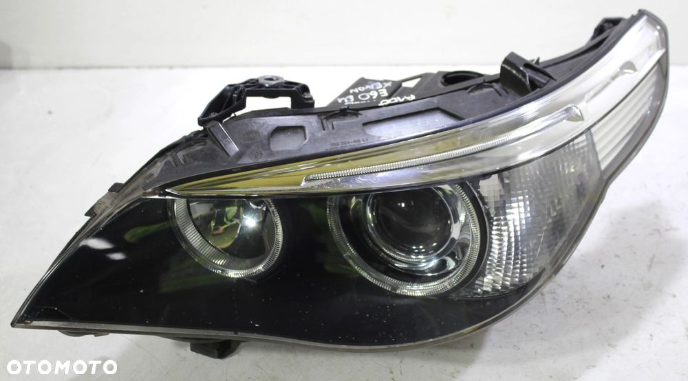LAMPA LEWY PRZÓD PRZEDNIA XENON NIESKRETNY BMW E60 E61 WERSJA EUROPA - 1