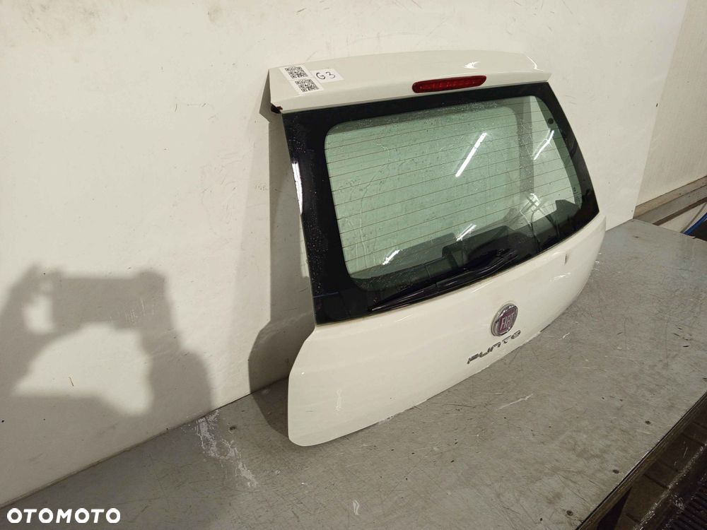 + KLAPA TYŁ TYLNA BAGAŻNIKA DO FIAT GRANDE PUNTO EVO 296/A BIAŁA - 3