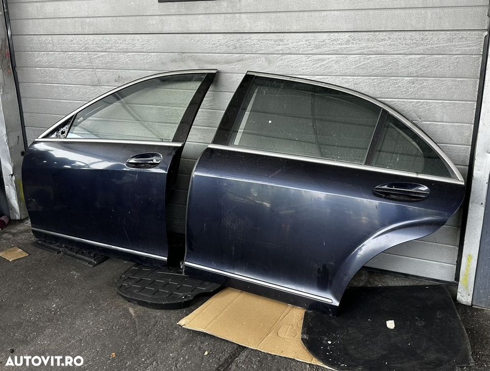 usa Usi portiera portiere S320 long w221 2005-2013 geam perdeluța broasca ( soft close) suge usa - 1