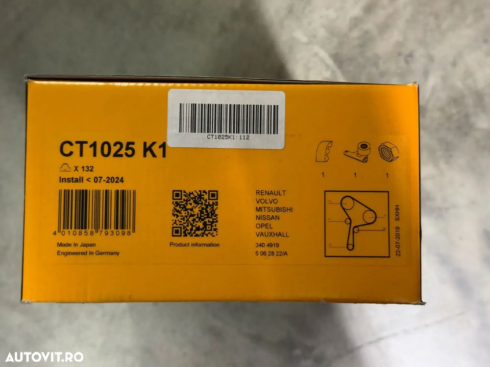 CT1025K1 | Continental Set Curea Distributie | Opel Movano/Vivaro - 3