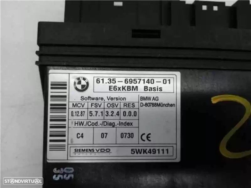 MODULO CONFORT BMW 5 2005 -6135695714001 - 3