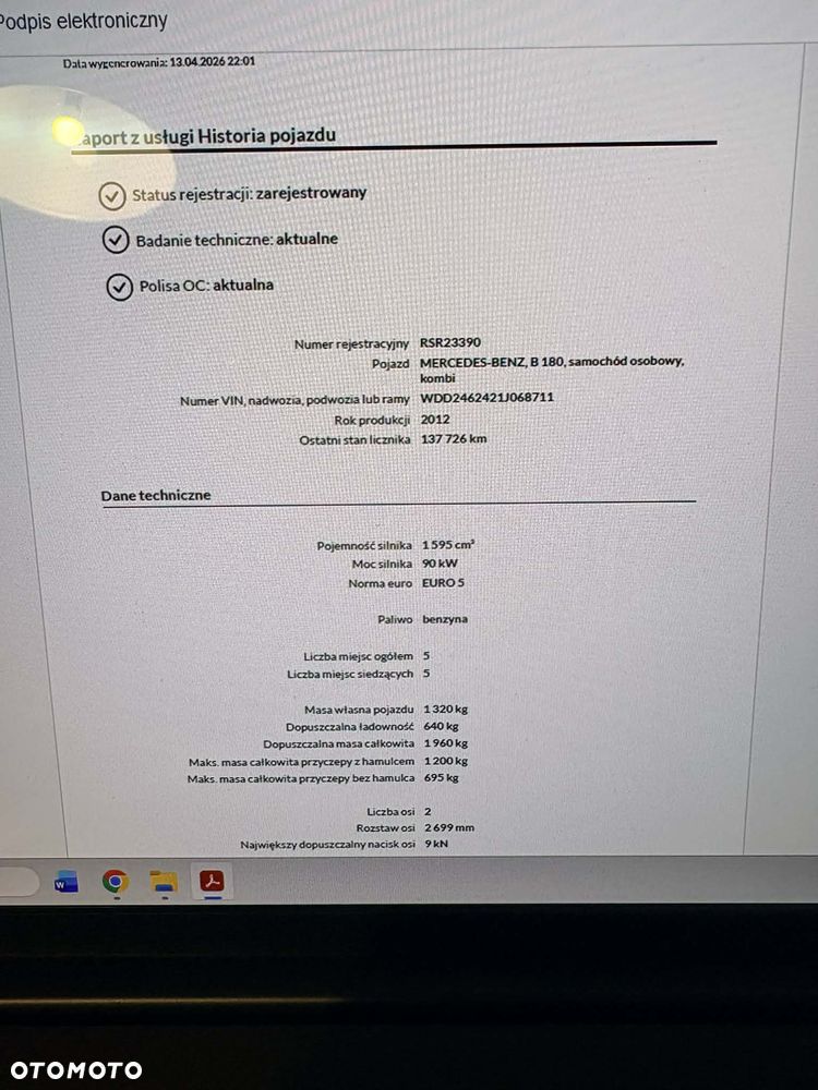 Mercedes-Benz Klasa B 180 (BlueEFFICIENCY) - 11