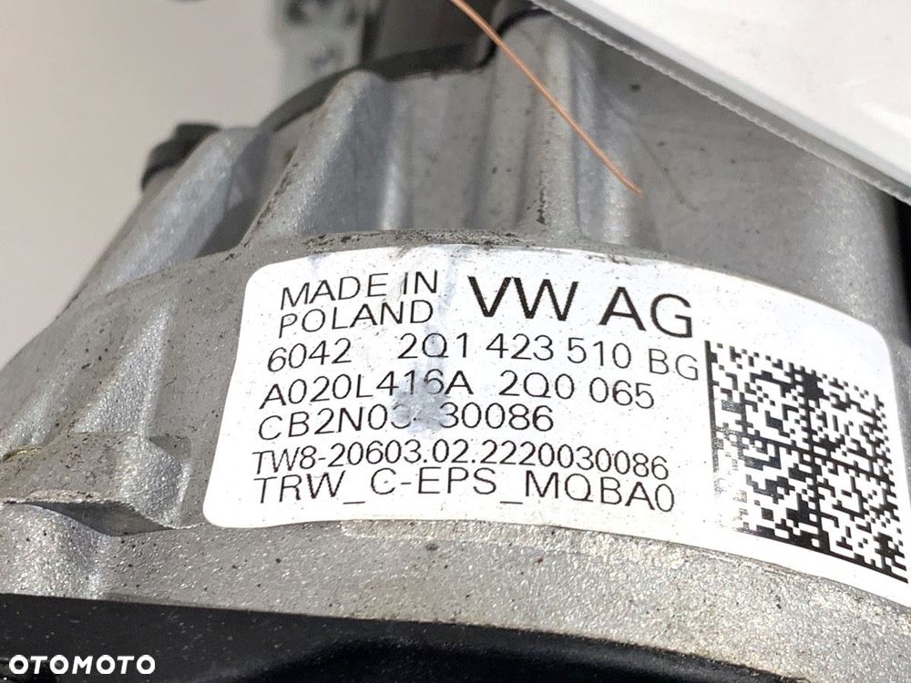 POMPA WSPOMAGANIA ELEKTRYCZNA  SKODA SCALA (NW1) 2019 - 2022 1.5 TSI 110 kW [150 KM] benzyna 2019 - - 4