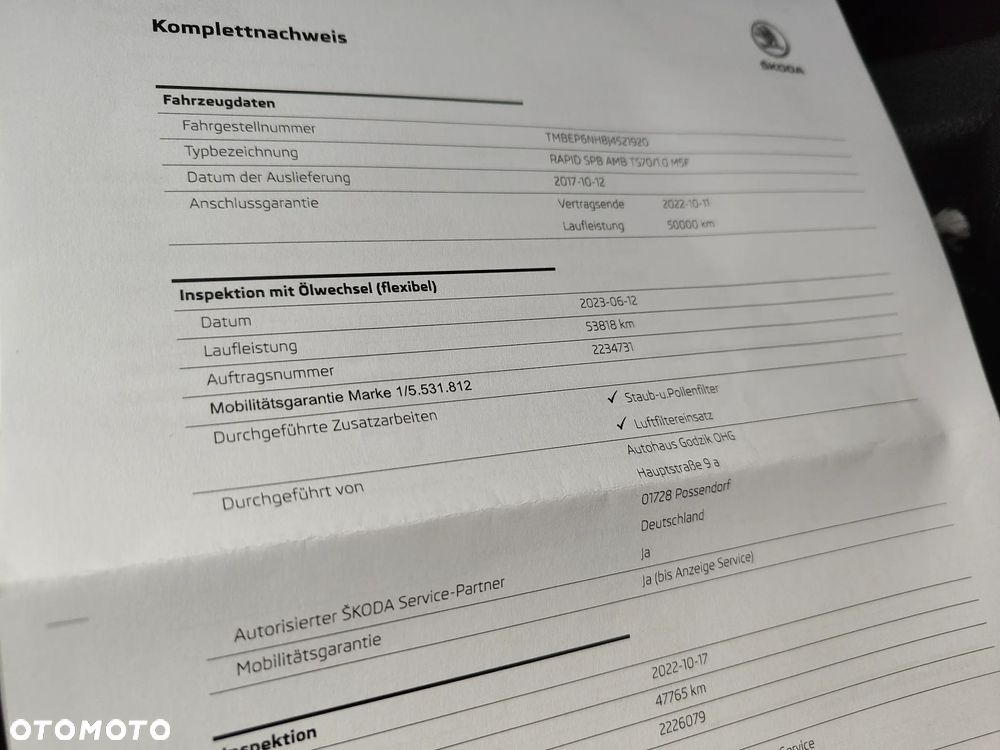 Skoda RAPID Spb 1.0 TSI Drive - 30